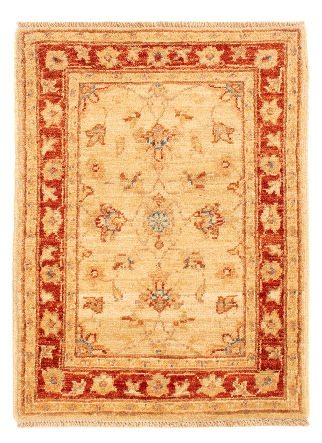 Ziegler Teppich - 70 x 51 cm - beige