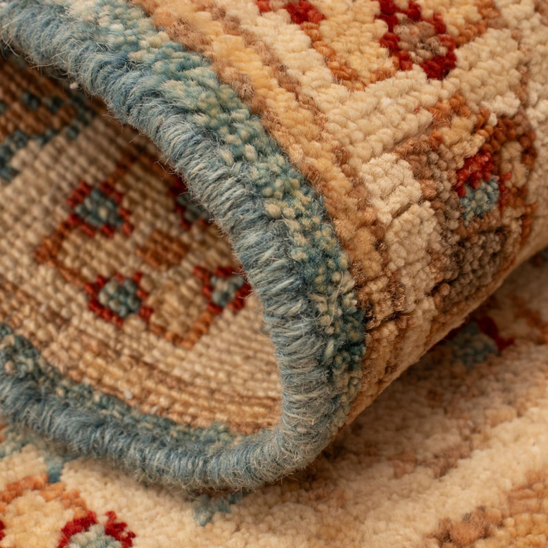 Ziegler Teppich - 71 x 52 cm - türkis