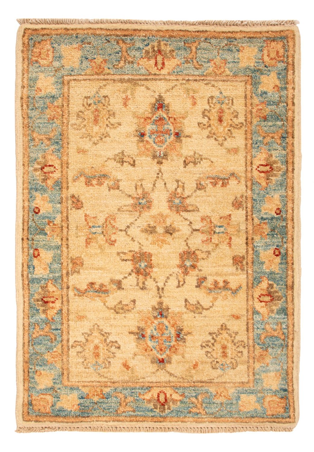 Ziegler Teppich - 70 x 50 cm - beige