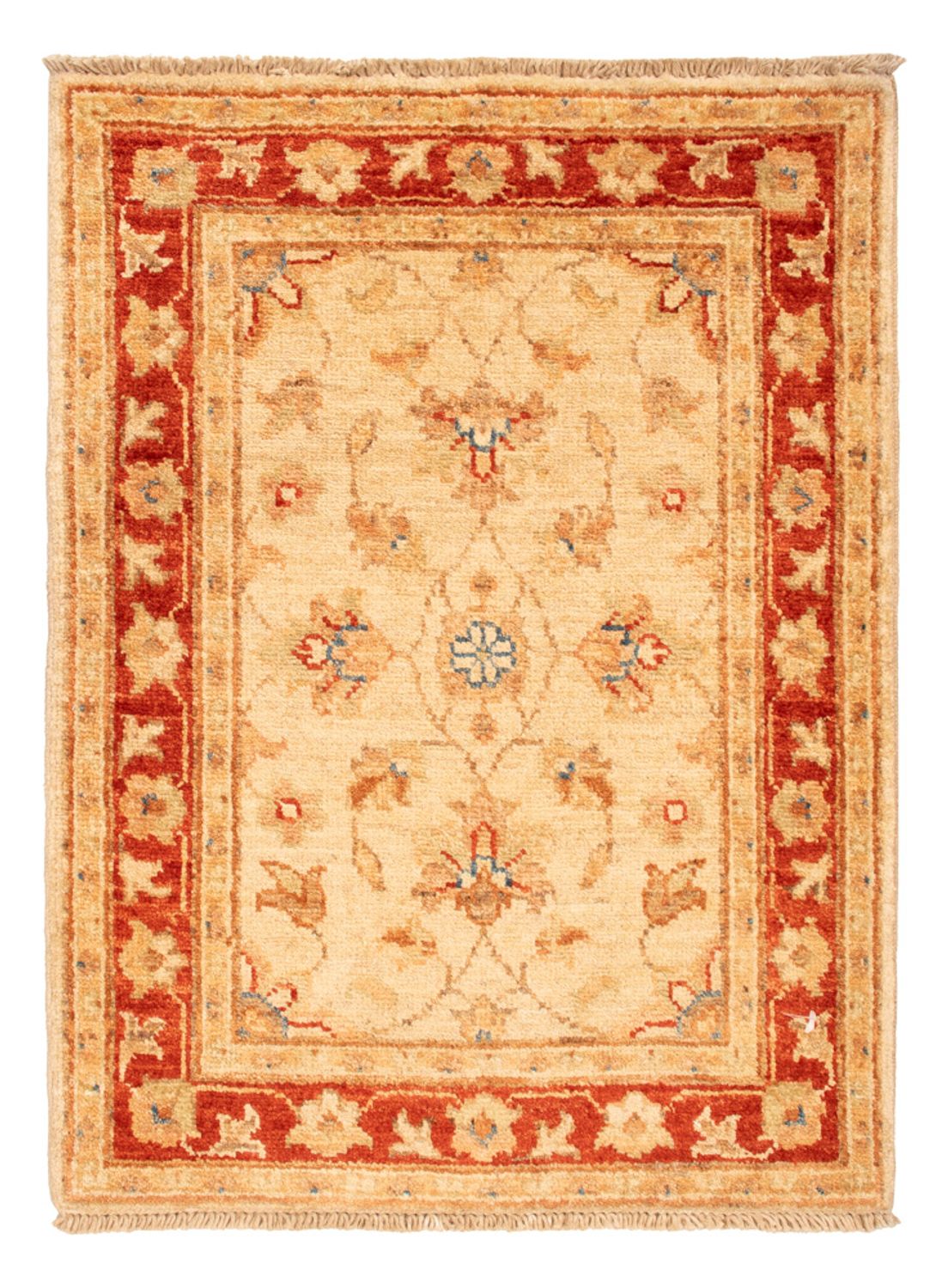 Ziegler Teppich - 73 x 50 cm - beige