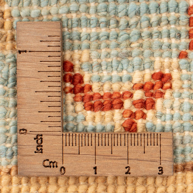 Ziegler Teppich - 70 x 53 cm - türkis