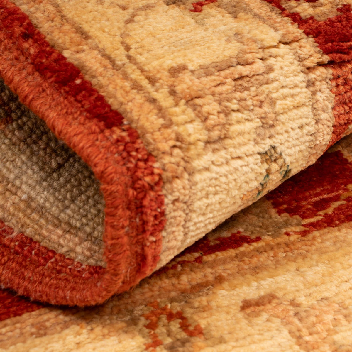 Ziegler Teppich - 74 x 54 cm - rot