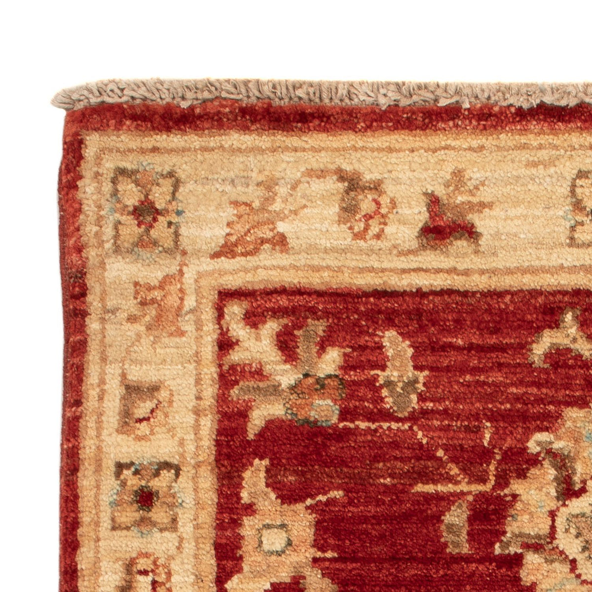 Ziegler Teppich - 70 x 54 cm - bordeauxrot