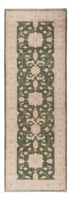Läufer Ziegler - 246 x 82 cm - olivgrün