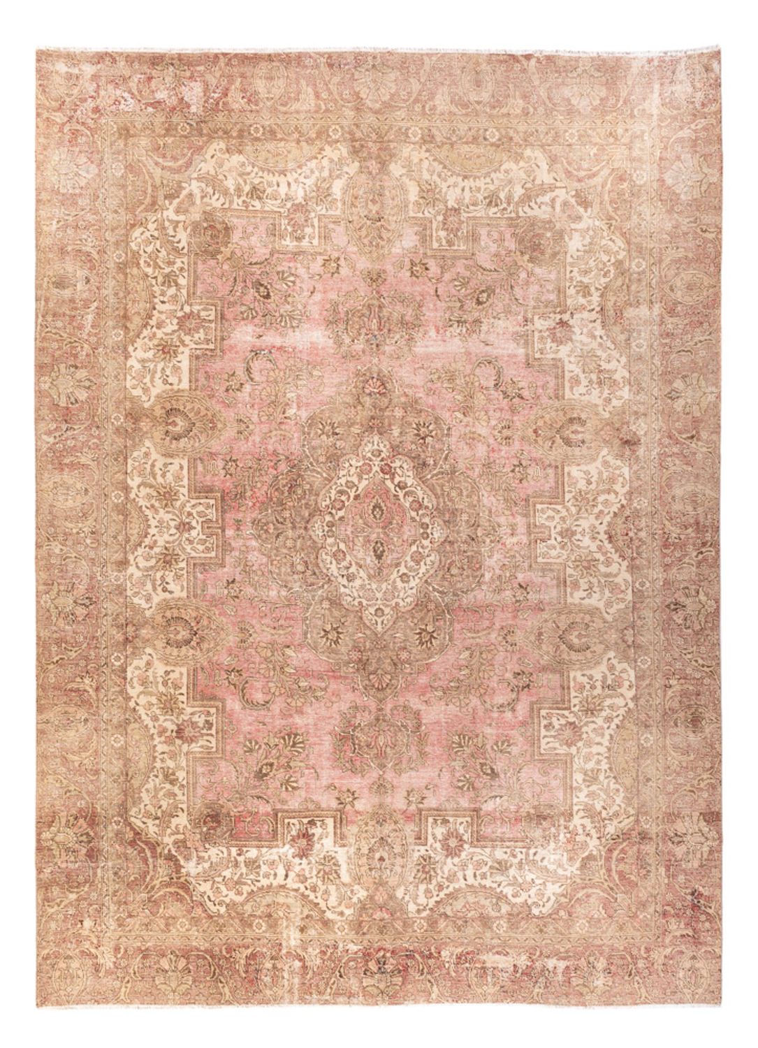 Vintage Teppich - 419 x 300 cm - dunkelbeige