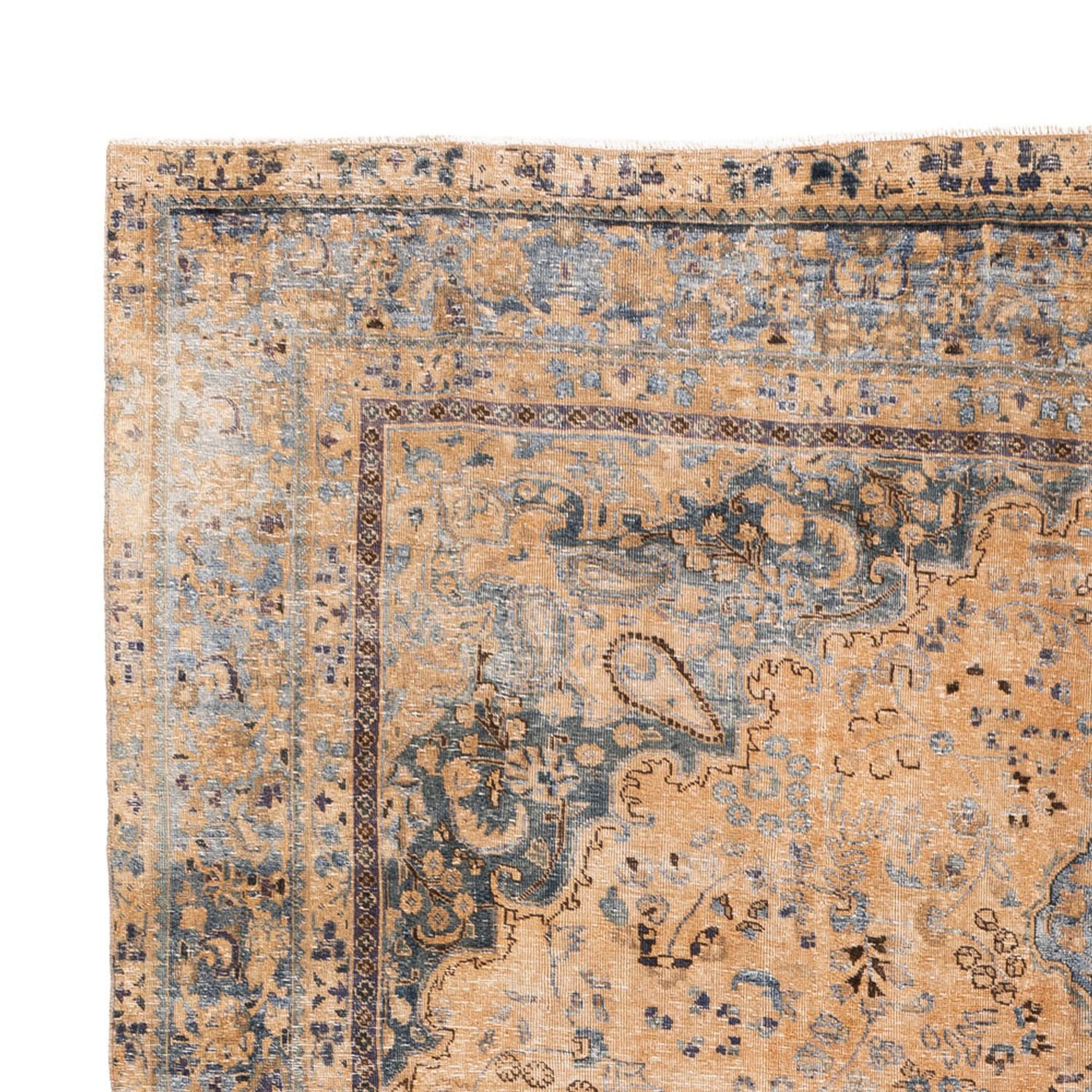 Vintage Teppich - 362 x 283 cm - dunkelbeige