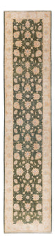 Läufer Ziegler - 393 x 83 cm - olivgrün