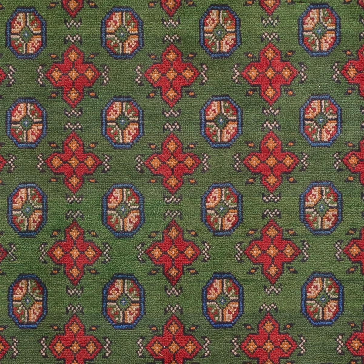 Afghan Teppich - Filpa - 298 x 200 cm - grün