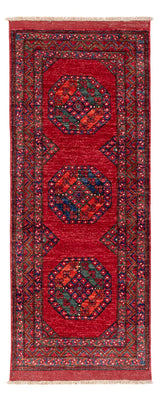 Läufer Afghan - 216 x 87 cm - rot