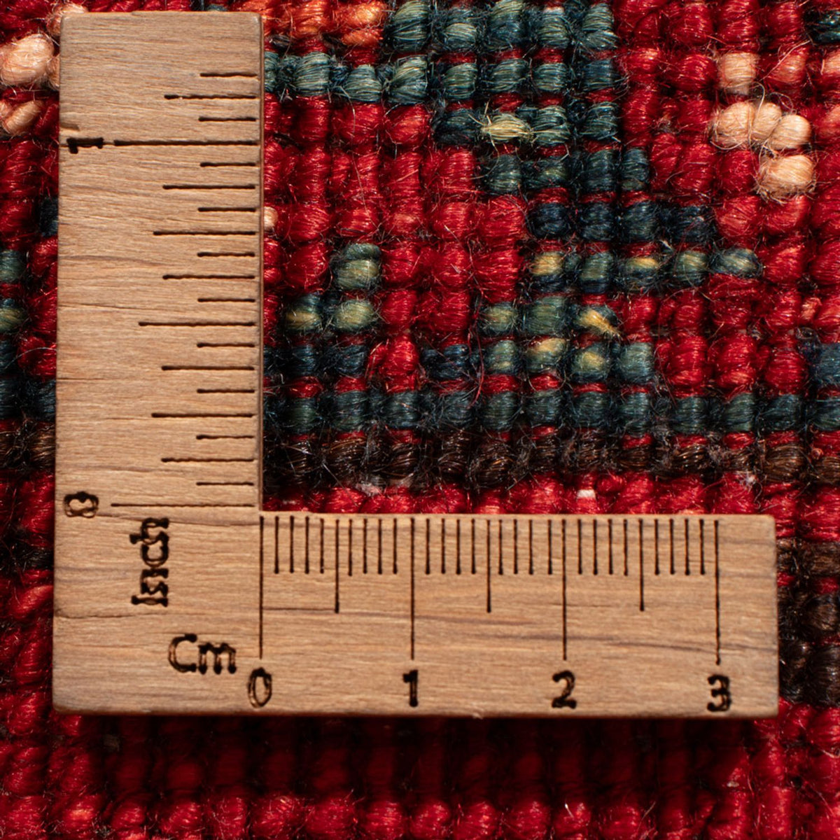 Läufer Afghan - 220 x 87 cm - rot