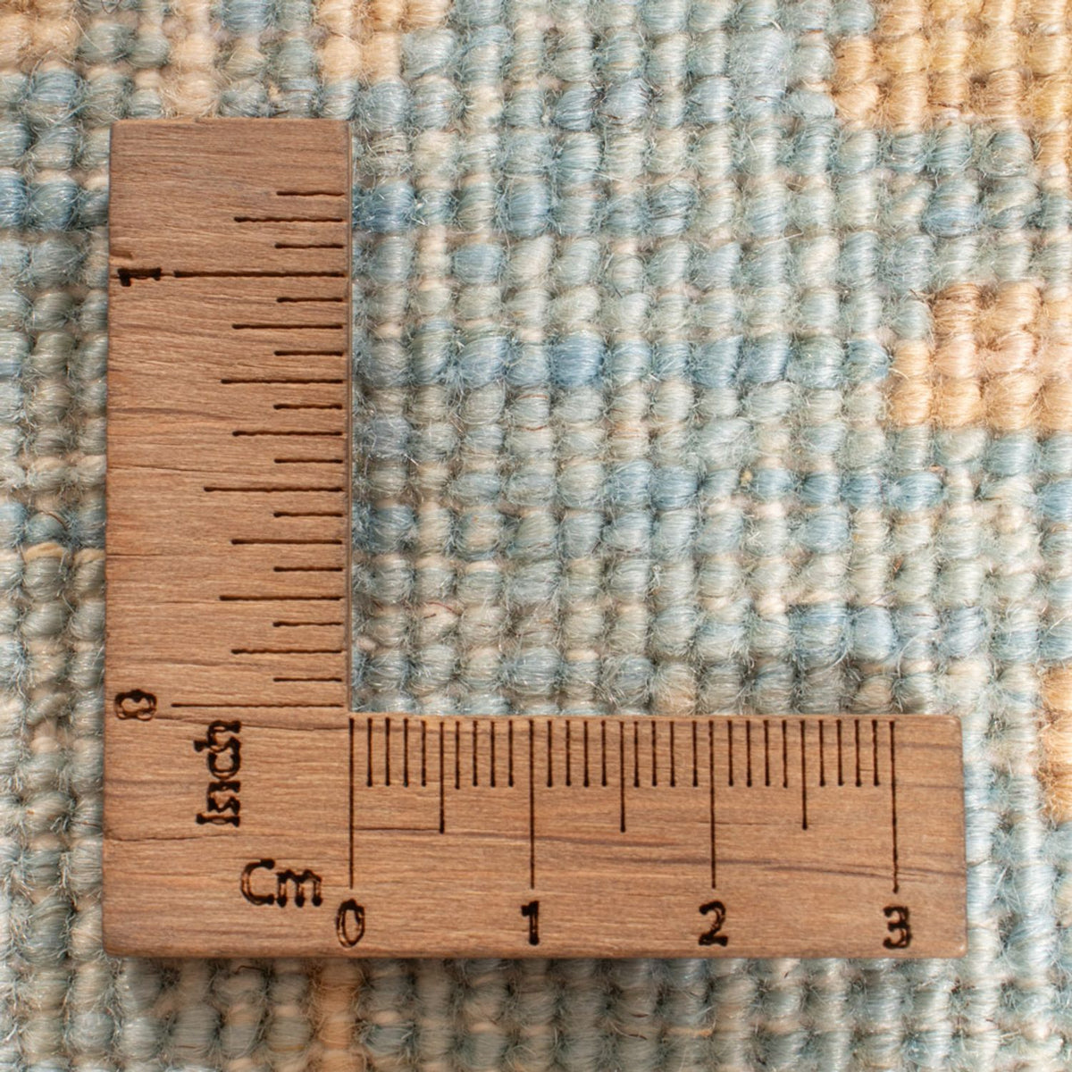 Läufer Ziegler - 394 x 82 cm - hellblau