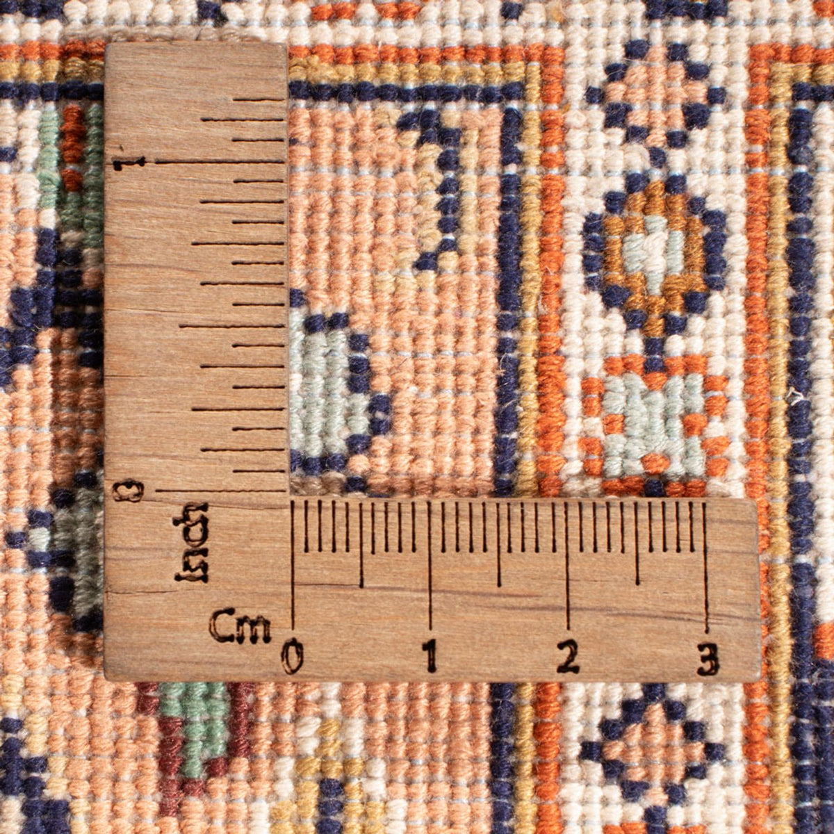 Läufer Seiden - Kaschmir Seide - 452 x 97 cm - creme