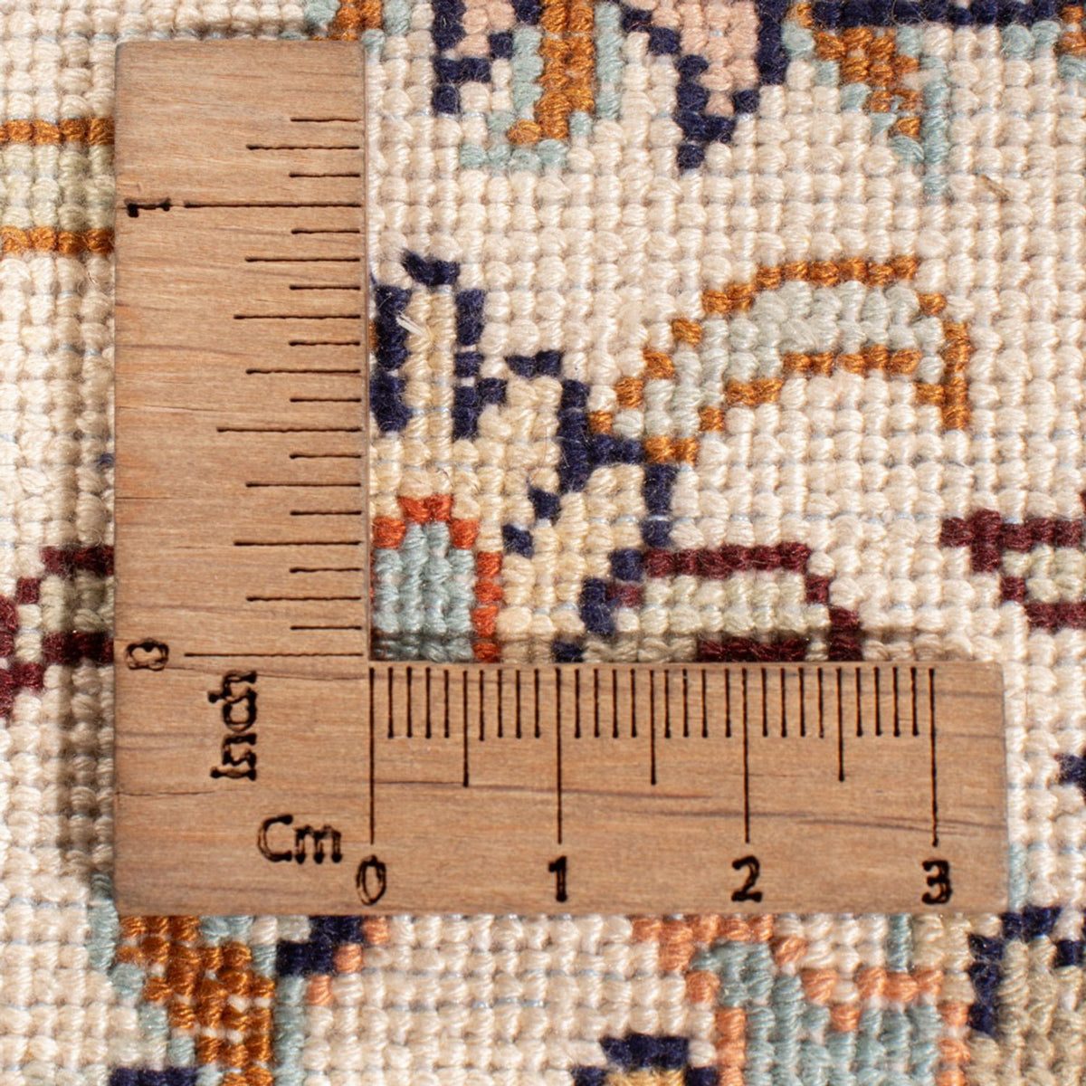 Läufer Seiden - Kaschmir Seide - 444 x 94 cm - beige