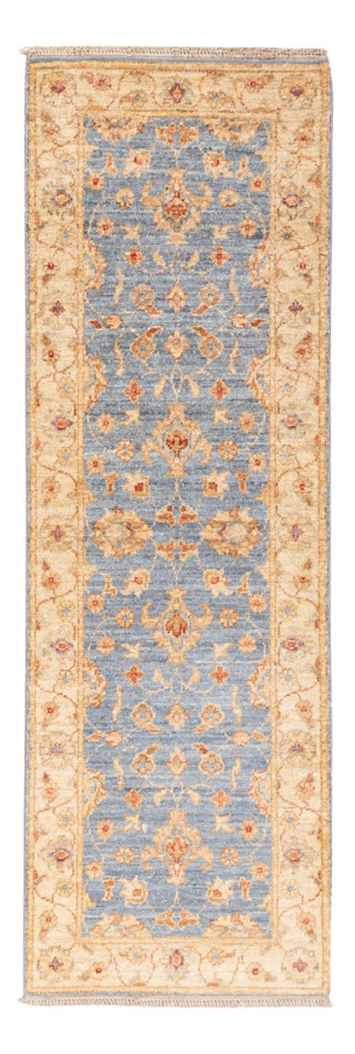Ziegler Teppich 49x150cm - Orientteppich - blau