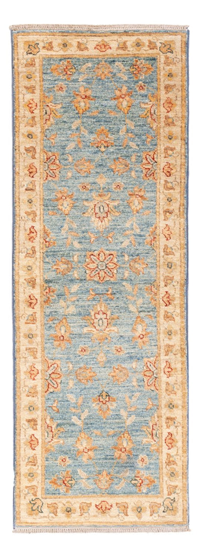 Ziegler Teppich 50x147cm - Orientteppich - türkis