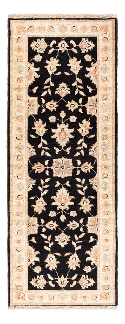 Ziegler Teppich 54x143cm - Orientteppich - anthrazit