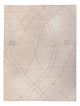 Designer Teppich - 410 x 310 cm - hellblau