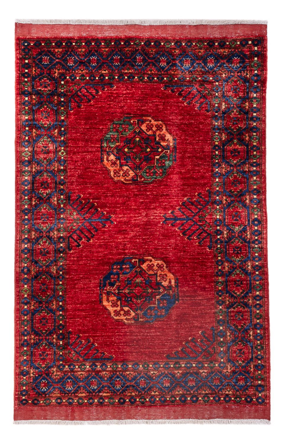 Afghan Teppich - 183 x 122 cm - rot