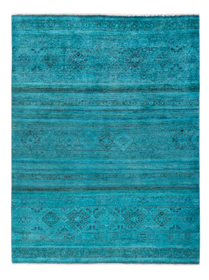 Ziegler Teppich - Vintage / Colored - 201 x 148 cm - blau