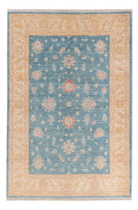 Ziegler Teppich - 175 x 123 cm - blau