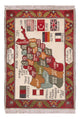 Afghan Teppich 104x71cm - Orientteppich