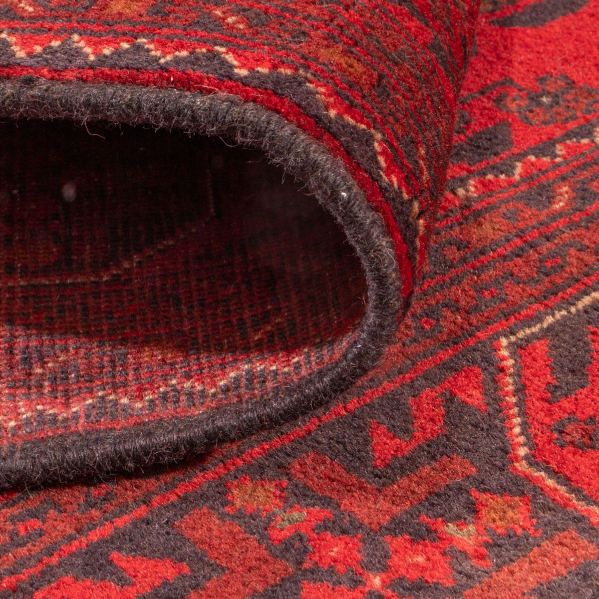 Afghan Teppich - Kunduz - 150 x 98 cm - rot