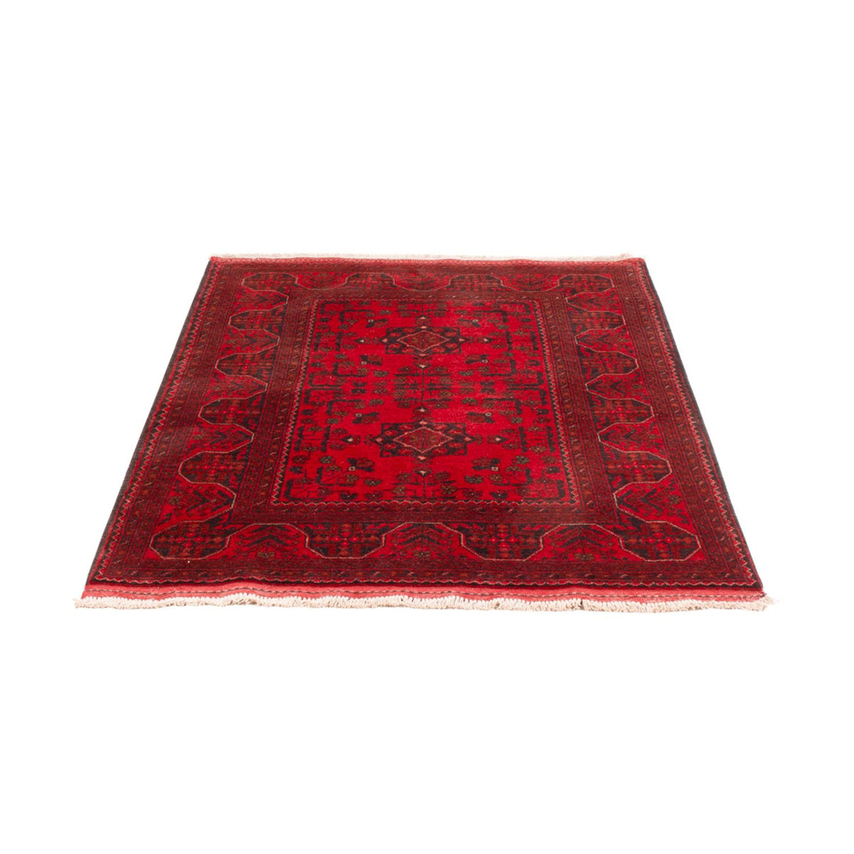 Afghan Teppich - Kunduz - 150 x 98 cm - rot