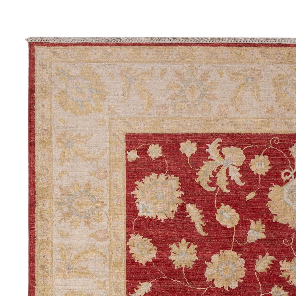 Ziegler Teppich - 299 x 206 cm - dunkelrot