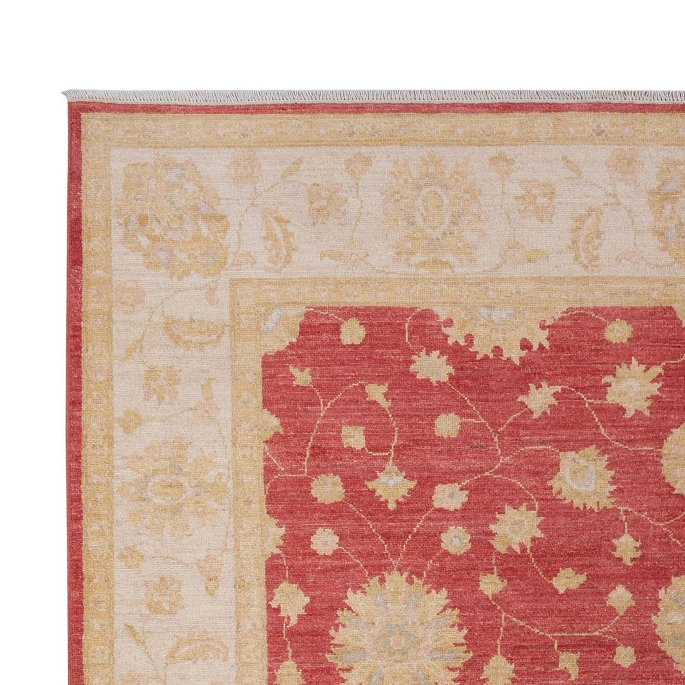 Ziegler Teppich - 296 x 203 cm - dunkelrot