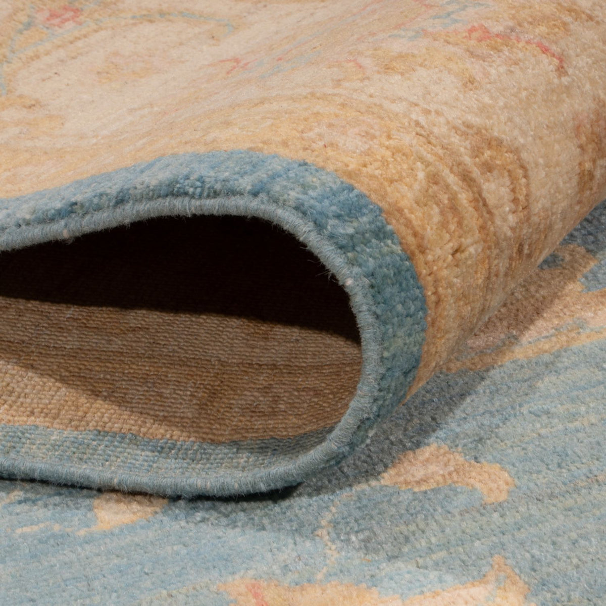 Ziegler Teppich - 303 x 207 cm - blau