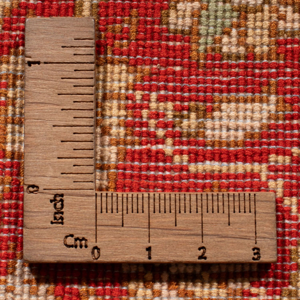 Läufer Seiden - Kaschmir Seide - 251 x 81 cm - rot