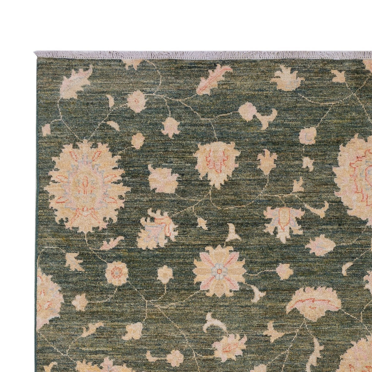 Ziegler Teppich - Modern - 294 x 205 cm - dunkelgrün