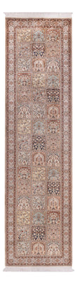 Läufer Seiden - Kaschmir Seide - 301 x 79 cm - beige