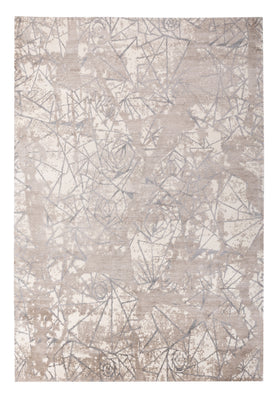 Designer Teppich - 304 x 204 cm - silber