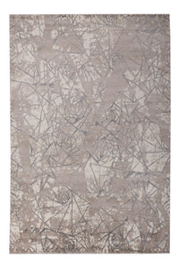 Designer Teppich - 301 x 204 cm - silber