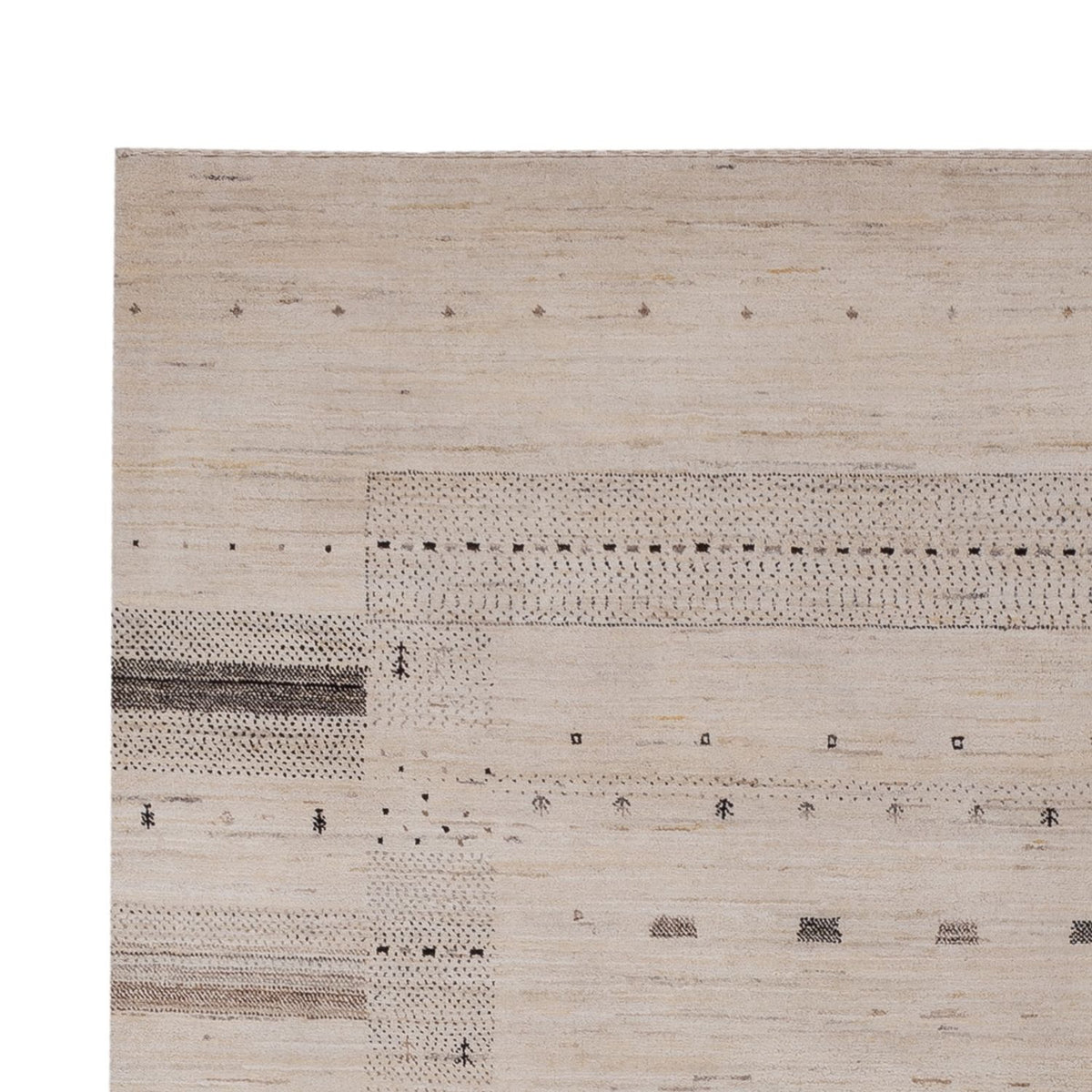 Gabbeh Teppich - Loribaft Indus - 295 x 202 cm - creme