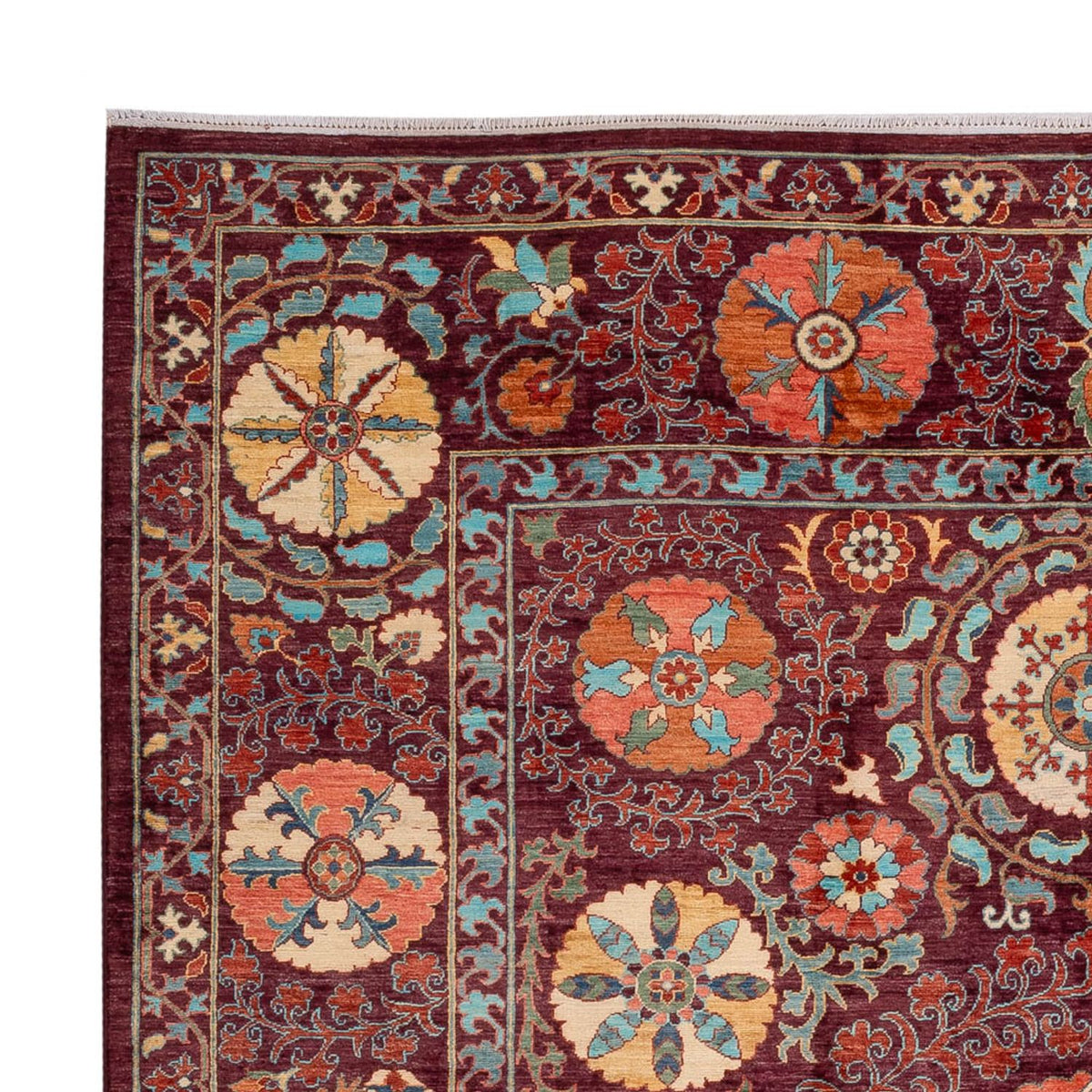 Ziegler Teppich - Ariana - 251 x 202 cm - weinrot