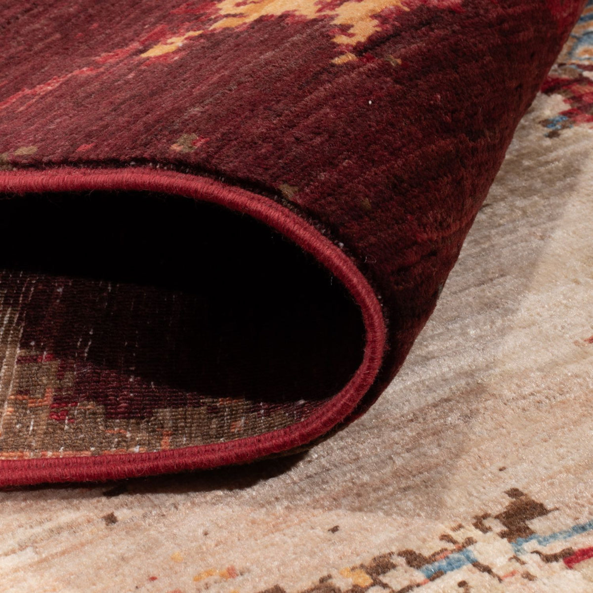 Designer Teppich - 237 x 175 cm - mehrfarbig