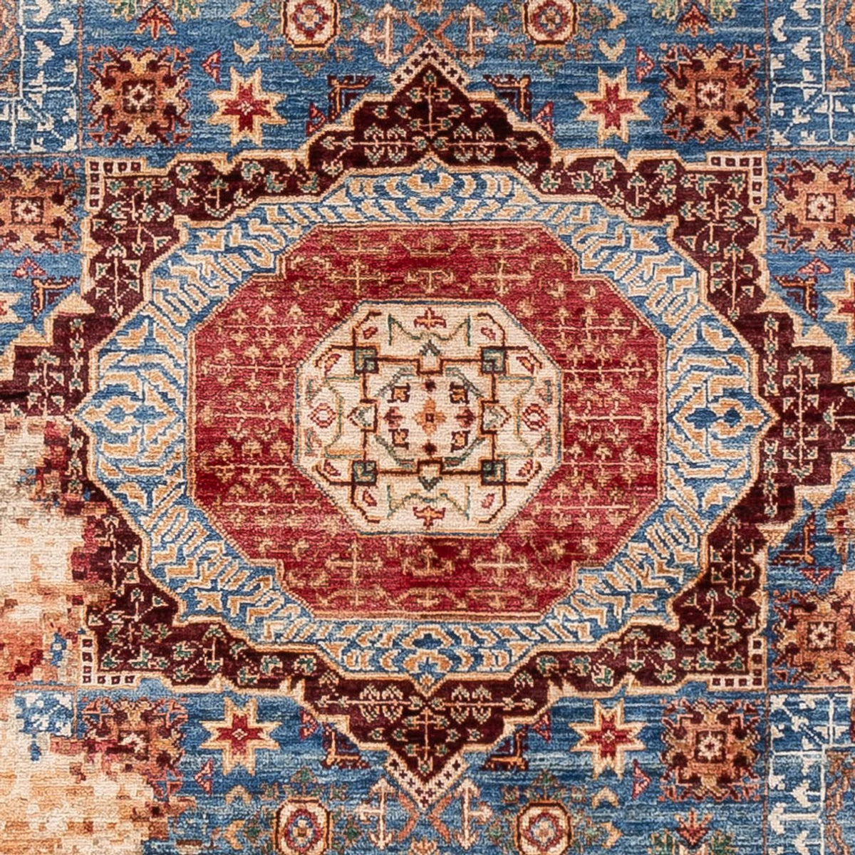 Designer Teppich - 241 x 171 cm - mehrfarbig