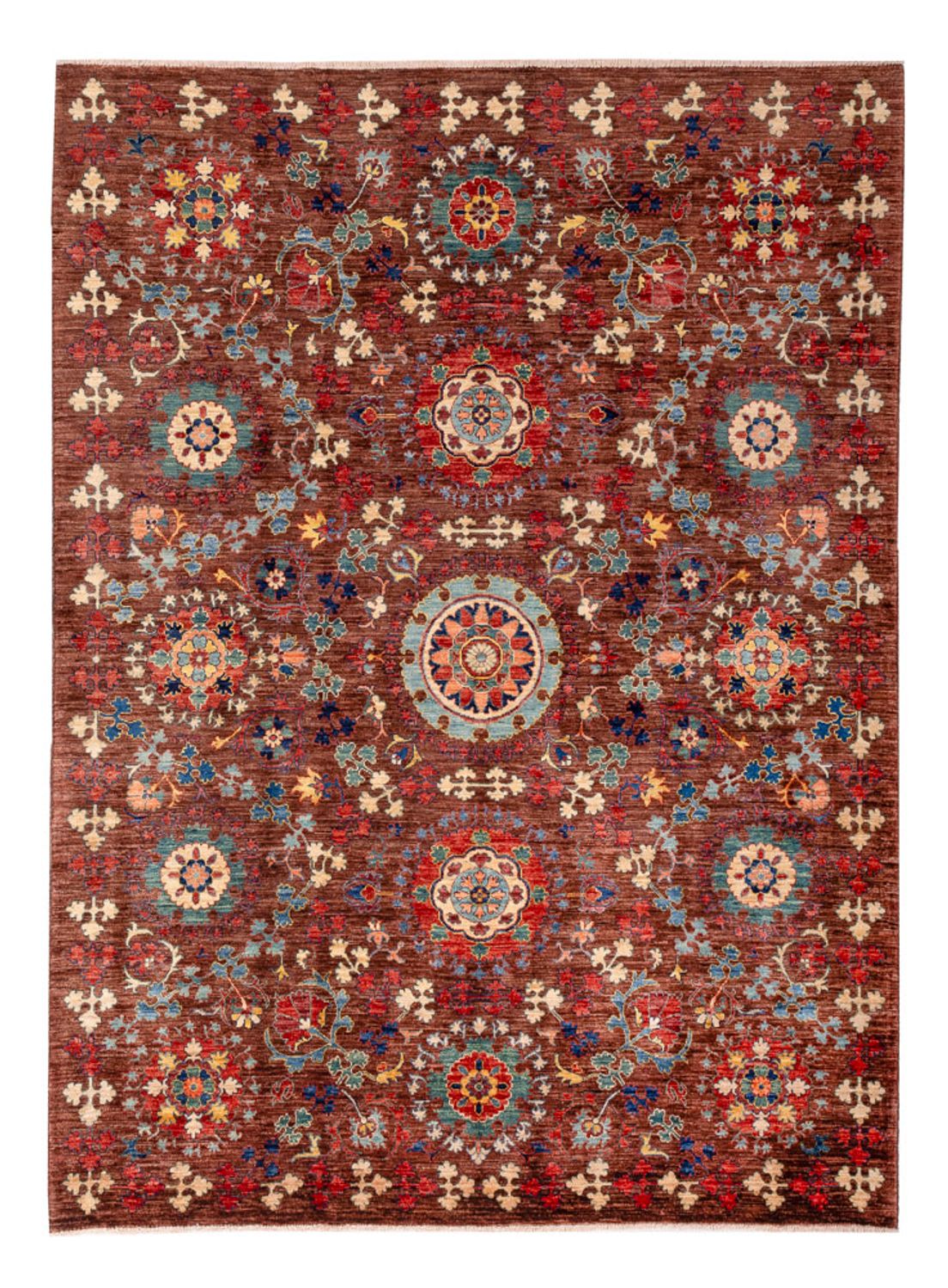 Ziegler Teppich - Ariana - 244 x 193 cm - dunkelbraun