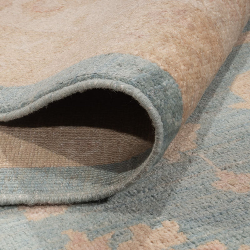 Ziegler Teppich - 300 x 251 cm - hellblau