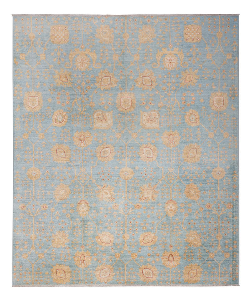 Ziegler Teppich - 299 x 253 cm - hellblau