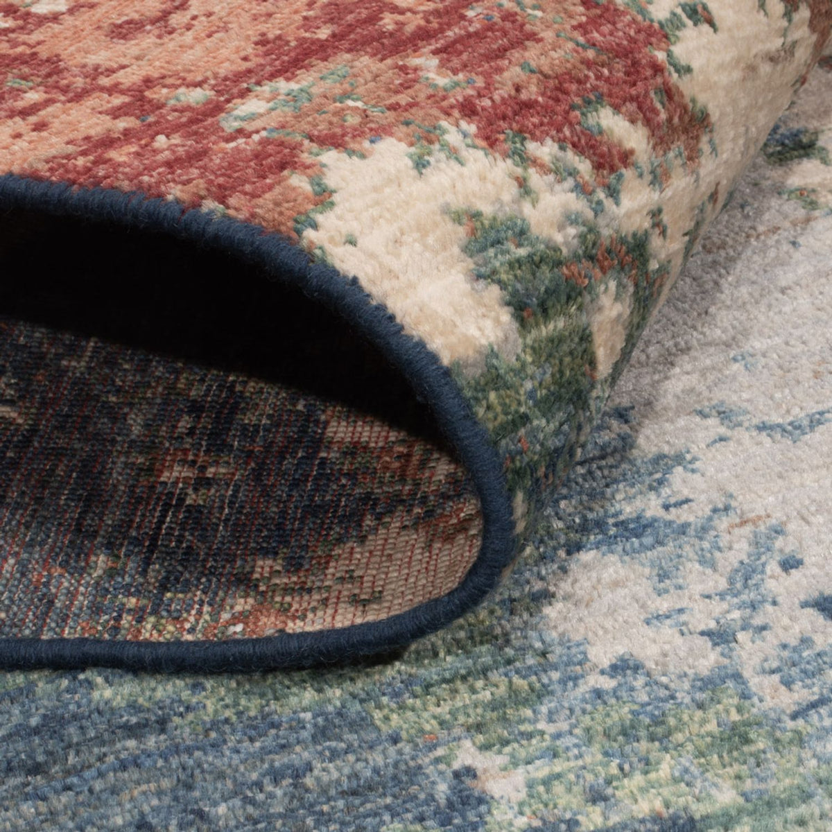 Designer Teppich - 187 x 122 cm - mehrfarbig