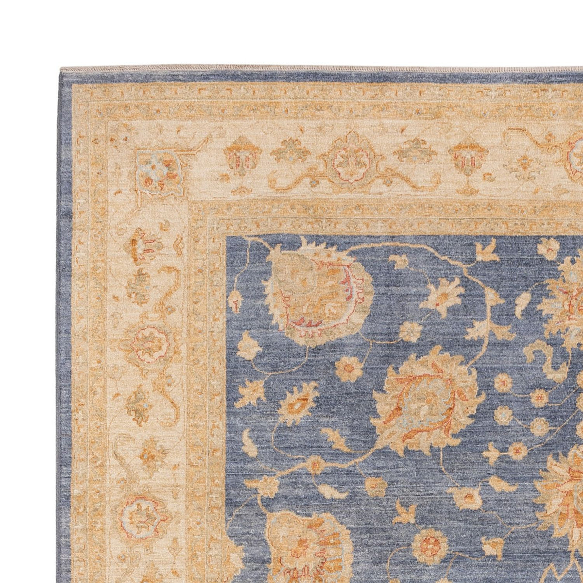 Ziegler Teppich - 299 x 250 cm - blau