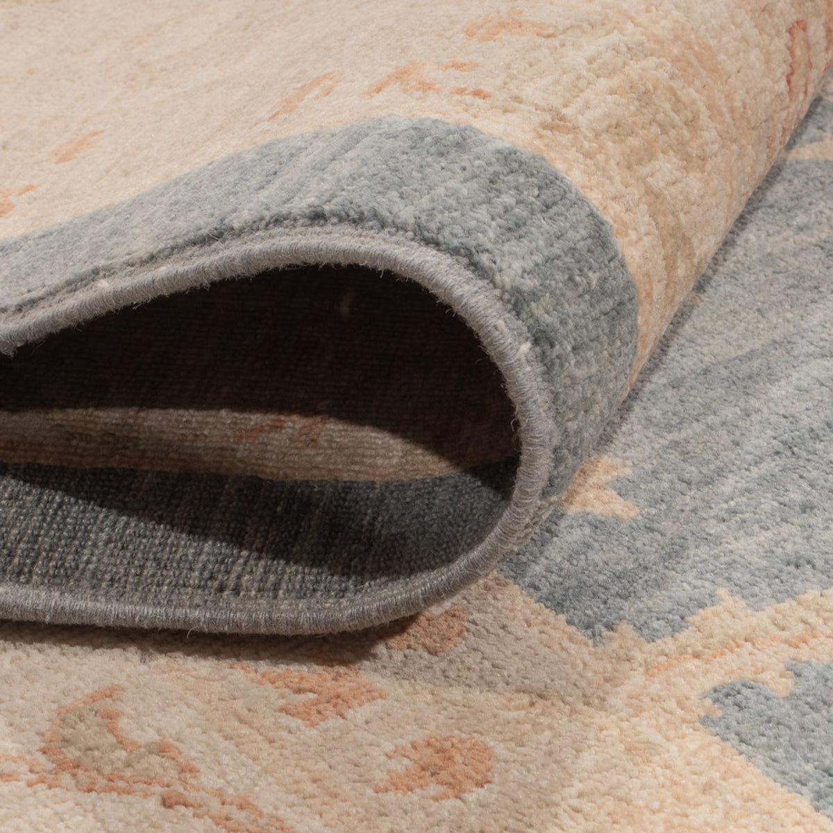 Ziegler Teppich - 296 x 257 cm - blau