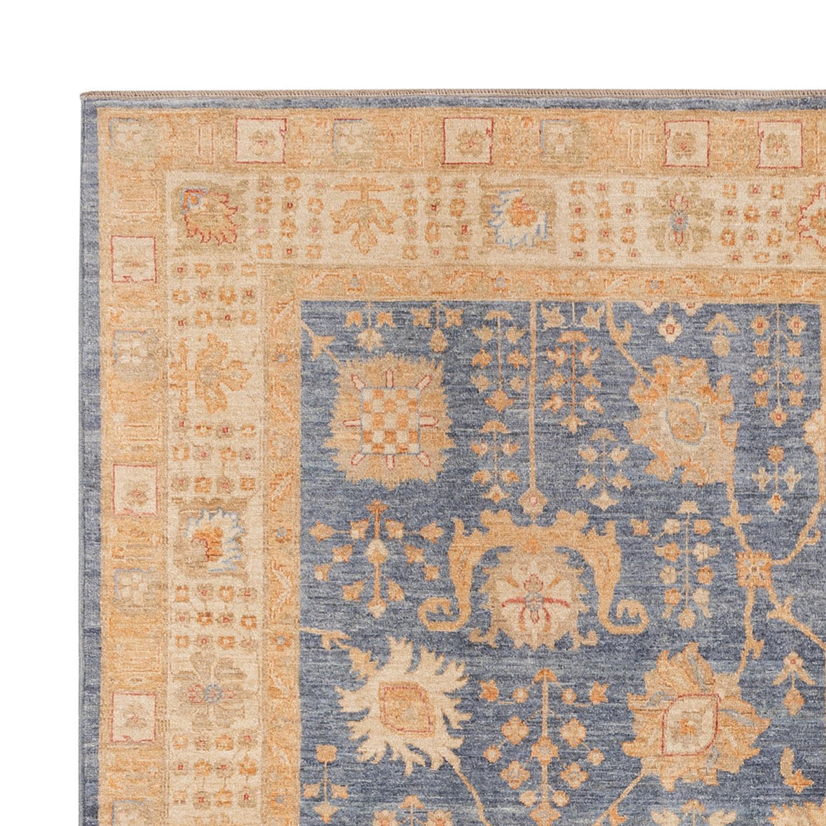 Ziegler Teppich - 292 x 249 cm - blau