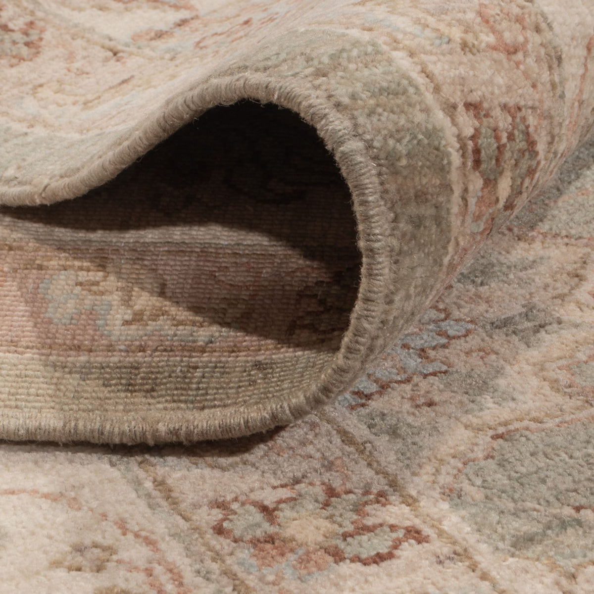 Ziegler Teppich - 309 x 248 cm - olivgrün