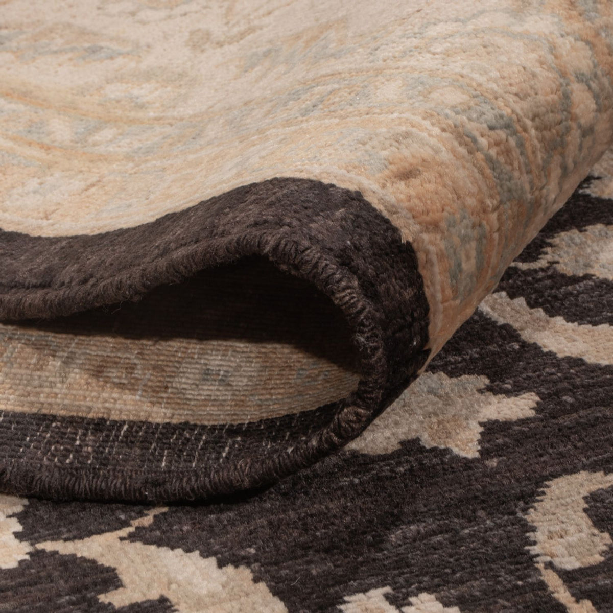 Ziegler Teppich - 302 x 251 cm - schwarz