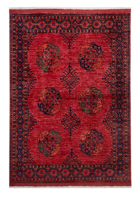 Afghan Teppich - Kunduz - 234 x 172 cm - rot