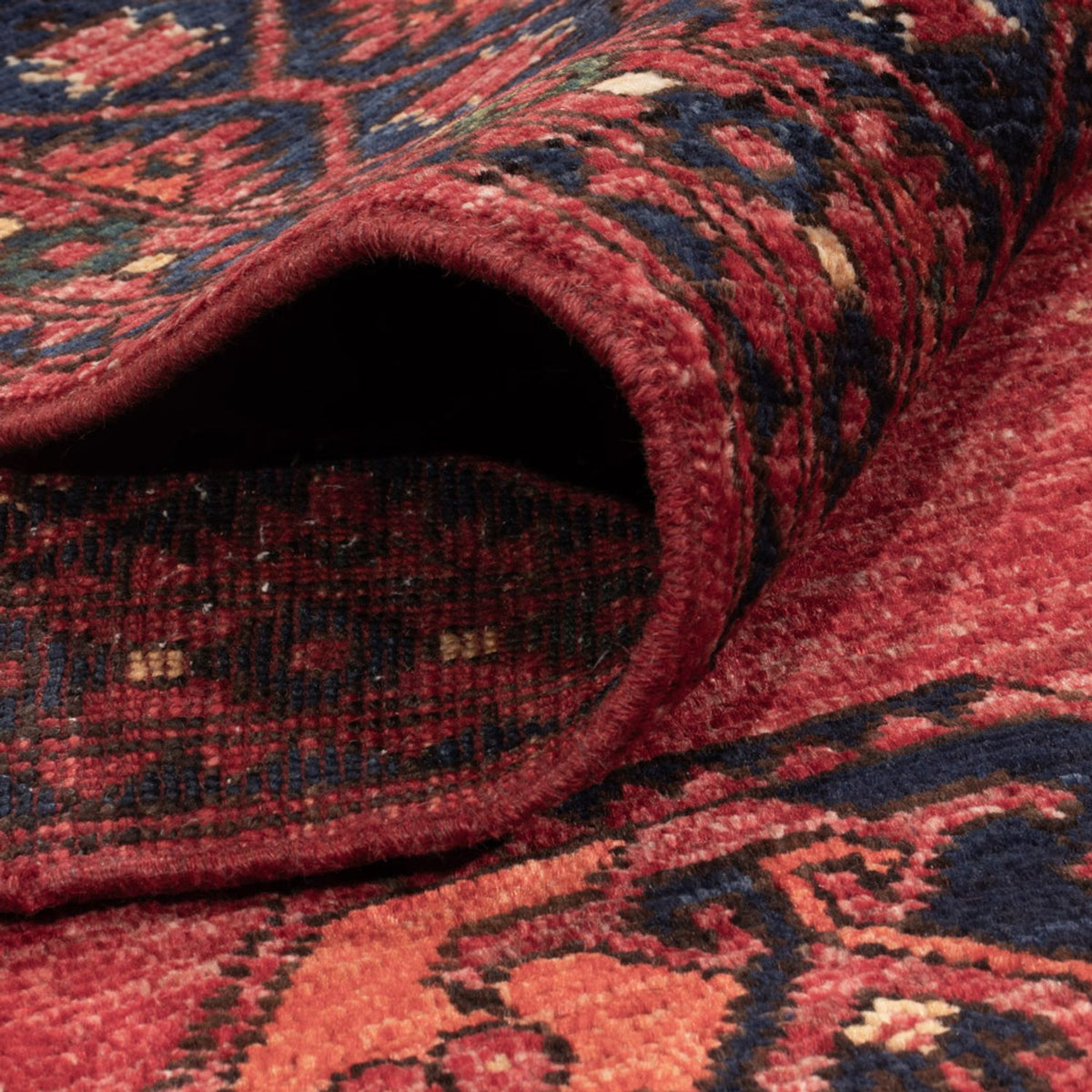 Afghan Teppich - Kunduz - 234 x 172 cm - rot